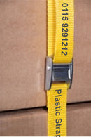 Reusable polypropylene pallet strapping