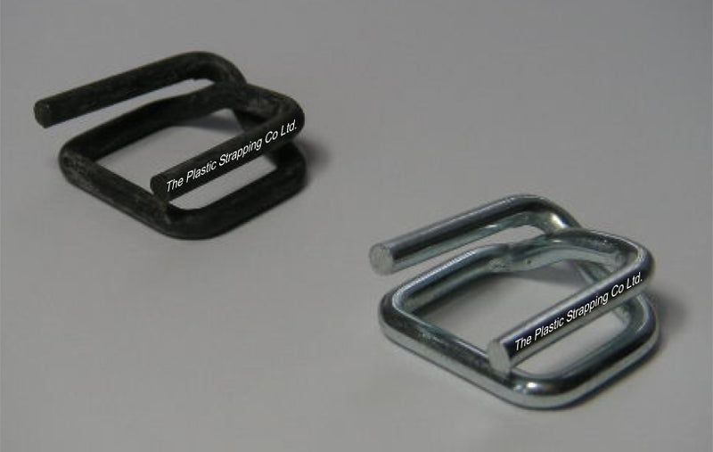Metal plastic strapping buckles
