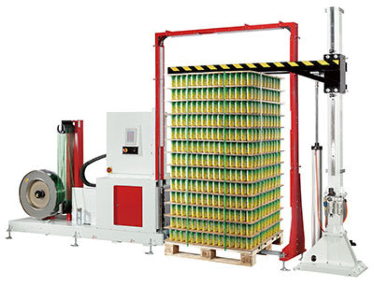 Automatic Pallet Horizontal Banding Machine PS-703 by The Plastic Sstrapping Company