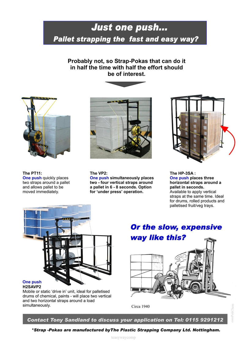 Pallet Strapping Machine Hire & Lease Literature