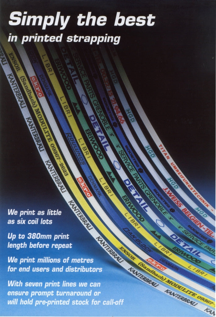 Printed Plastic Strapping Literature