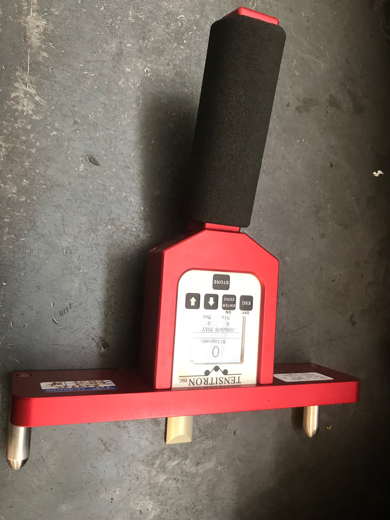 Strapping tension meter