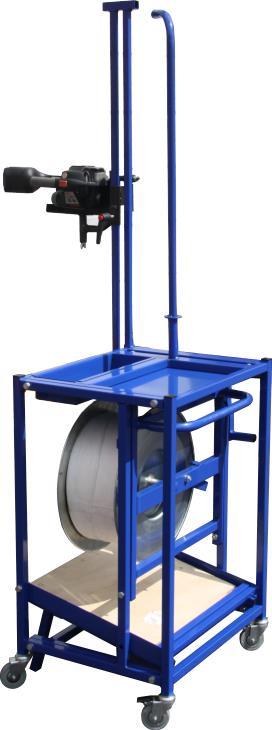 Friction Weld Pl;astic Strapping Tool Work Station